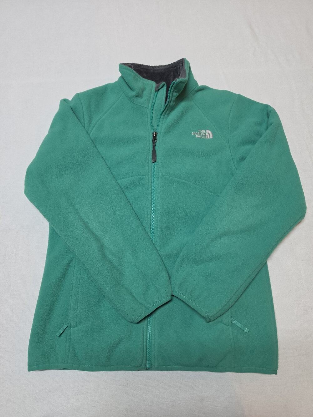 the north face Green Girls Fleece Jacket Size XL (18)